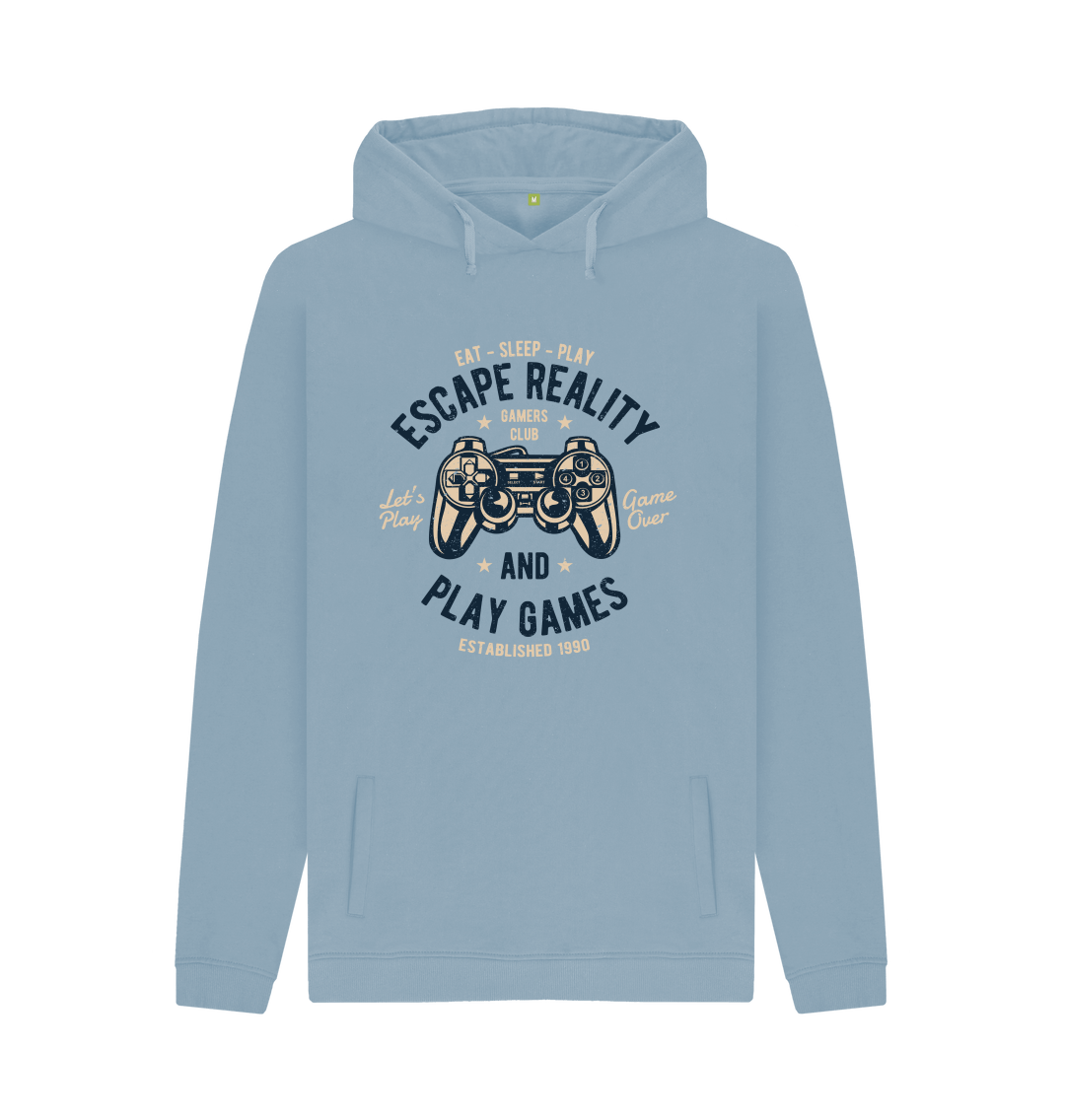 Escape Reality And Play Games Hoodie