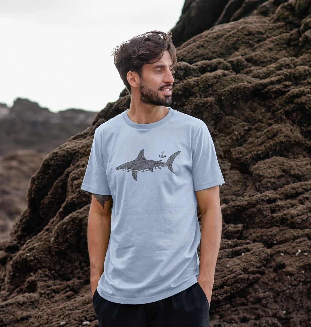 Hammerhead Shark Line T shirt