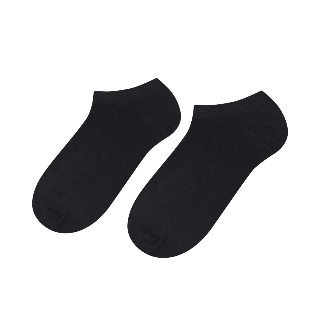 black trainer socks