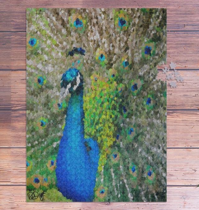 Peacock Pathway 1000 Piece Jigsaw Puzzle