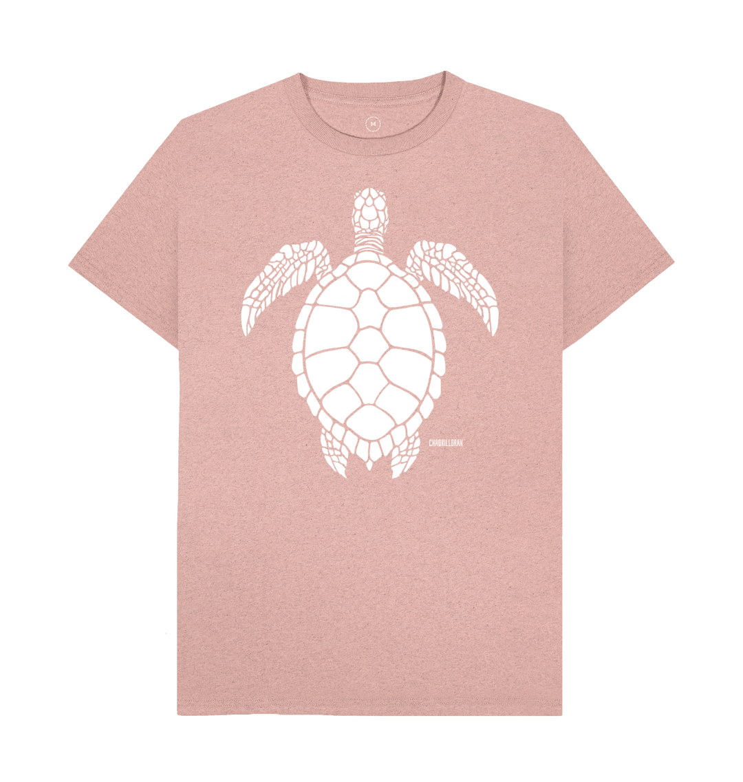 Burlap Turtle Polyester T-Shirt