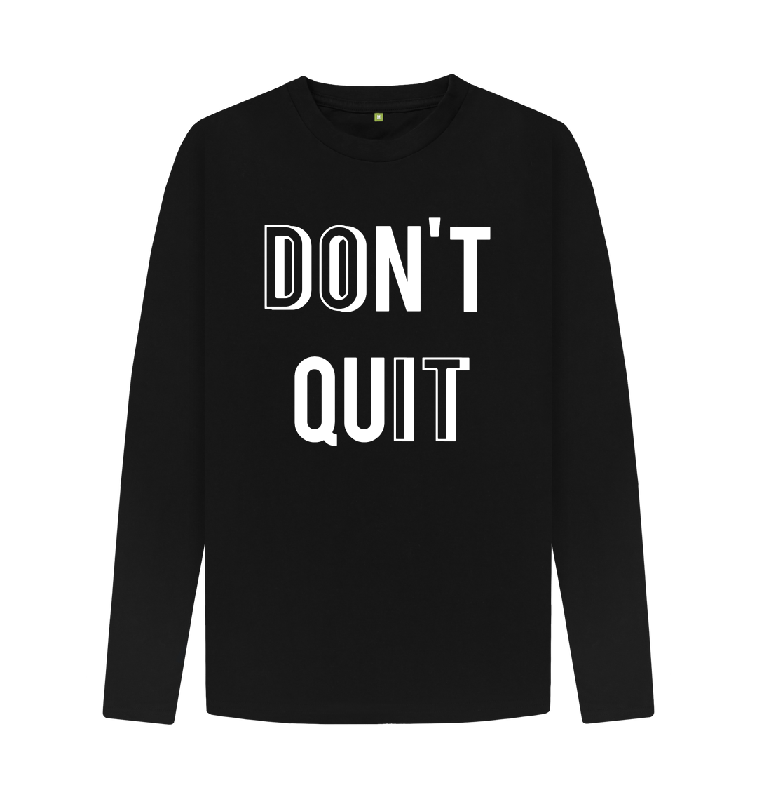 long sleeve slogan top