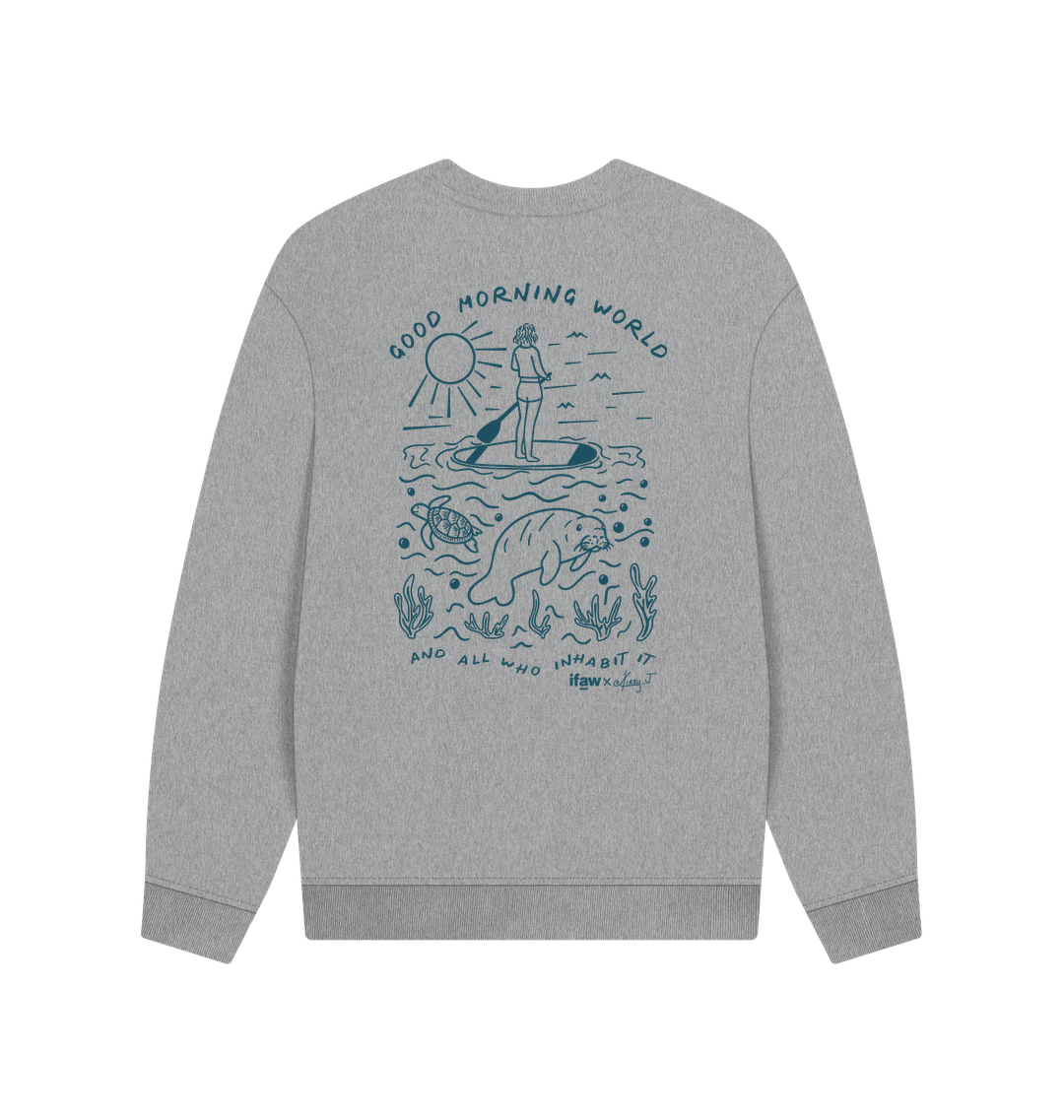 IFAW x Kirby J Good Morning World Oversized Sweater
