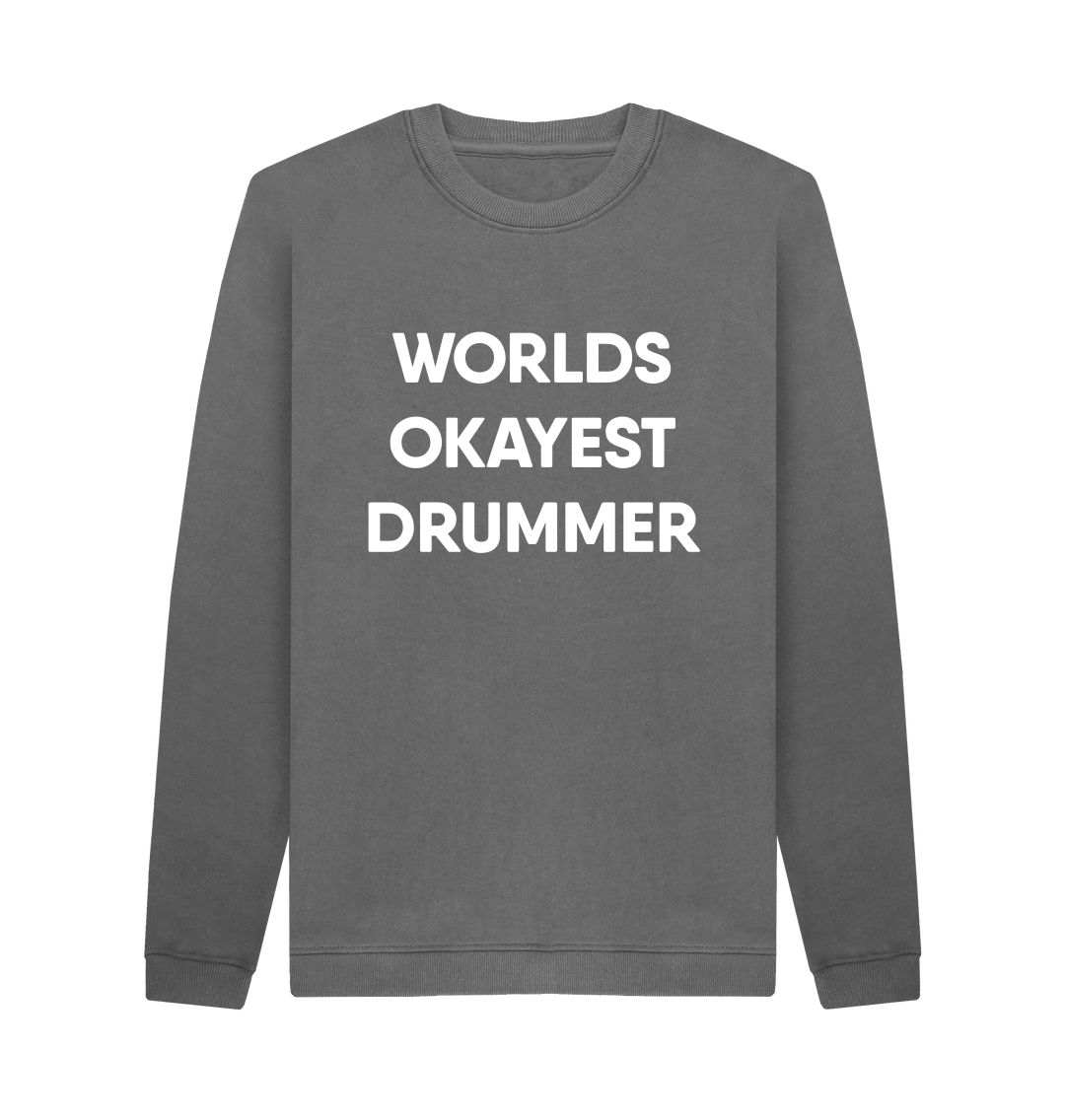 World's Okayest Drummer T-Shirt Funny Drummer Shirts World's Okayest Drummer T-Shirt Funny Drummer Shirts