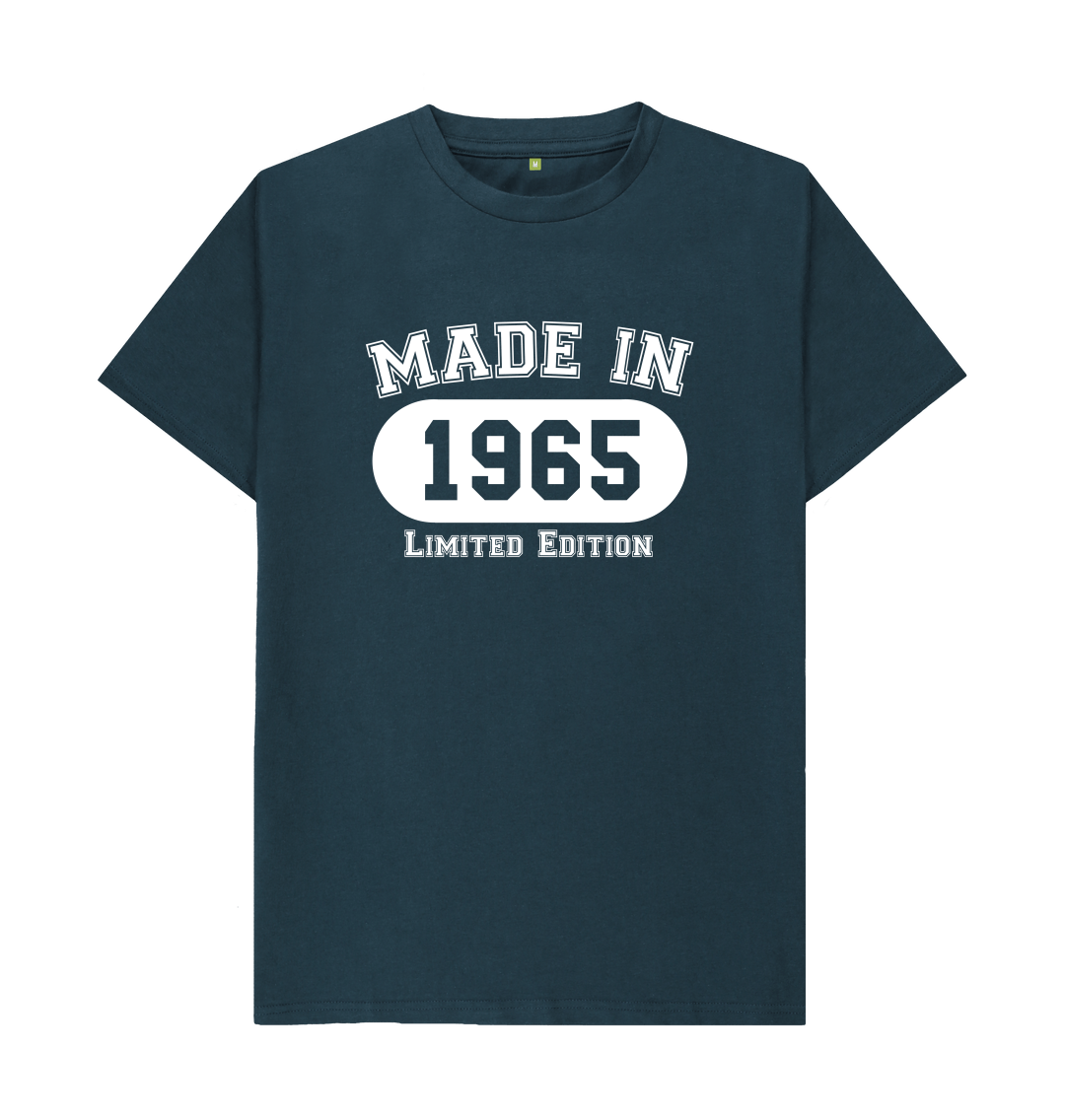 Birthday T Shirt Made in 1965 Limited Edition