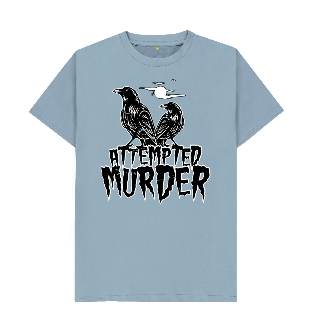 [NOT4NERD] Flock Of Crows T-Shirts /追跡付 MUSINSA | NOT4NERD Flock Of Crows T-Shirts - Charcoal
