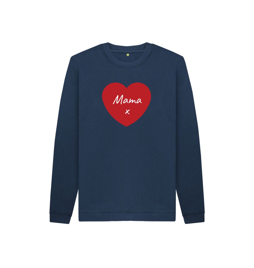 mama crew neck sweater