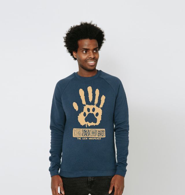 Paw print outlet sweater