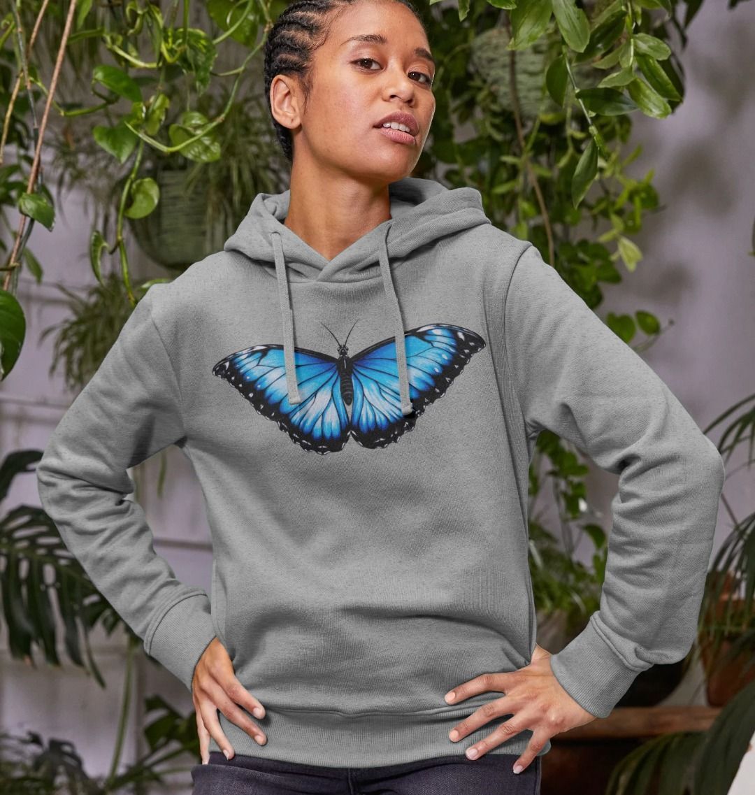 Butterfly hoodie blue new arrivals