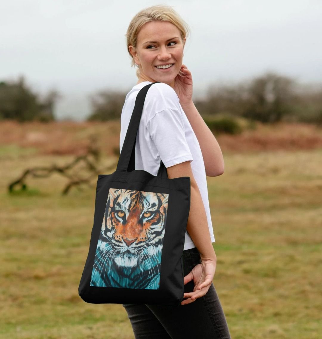 Malayan Tiger Tote Bag