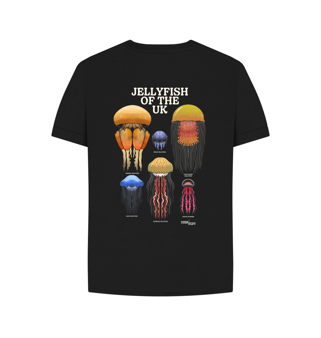 UK Jellyfish Relaxed Fit Back Print T-shirt