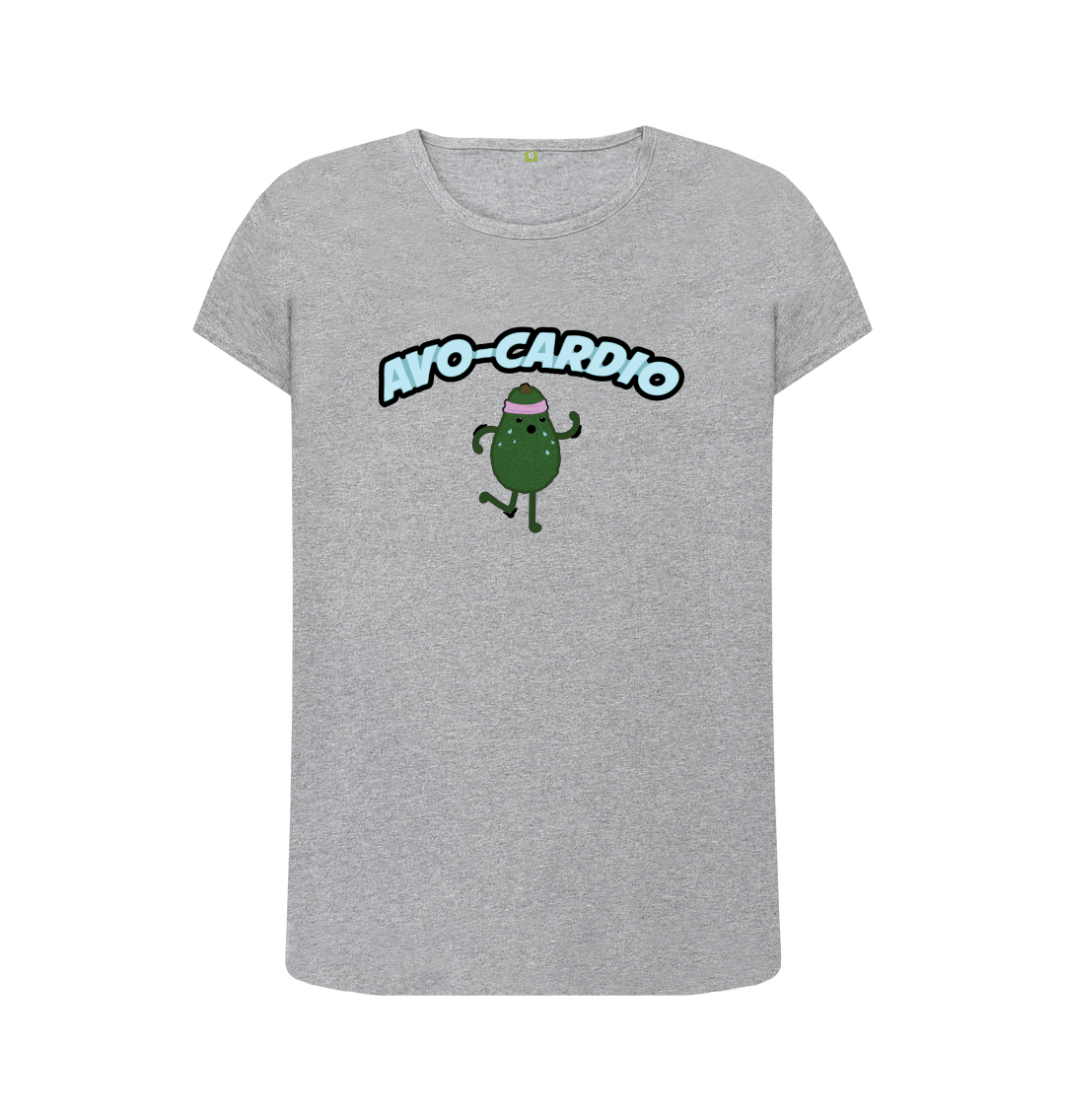 Womens Womens Funny Avocardio Gym T Shirt
