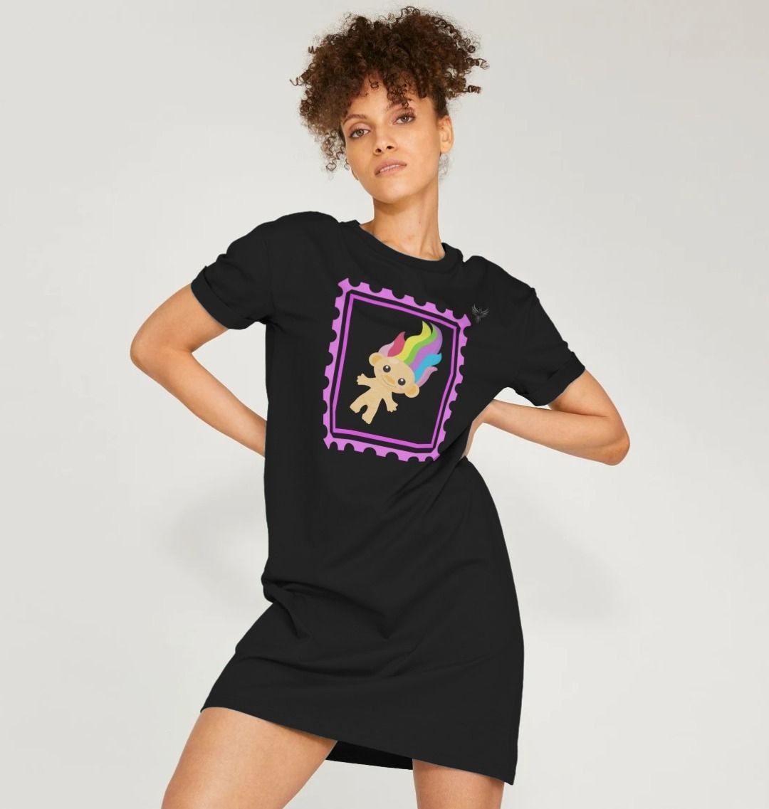 Multi coloured hotsell t shirt dress