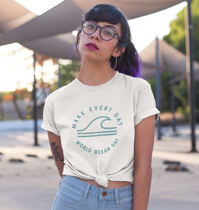 World Ocean Day Logo T-shirt