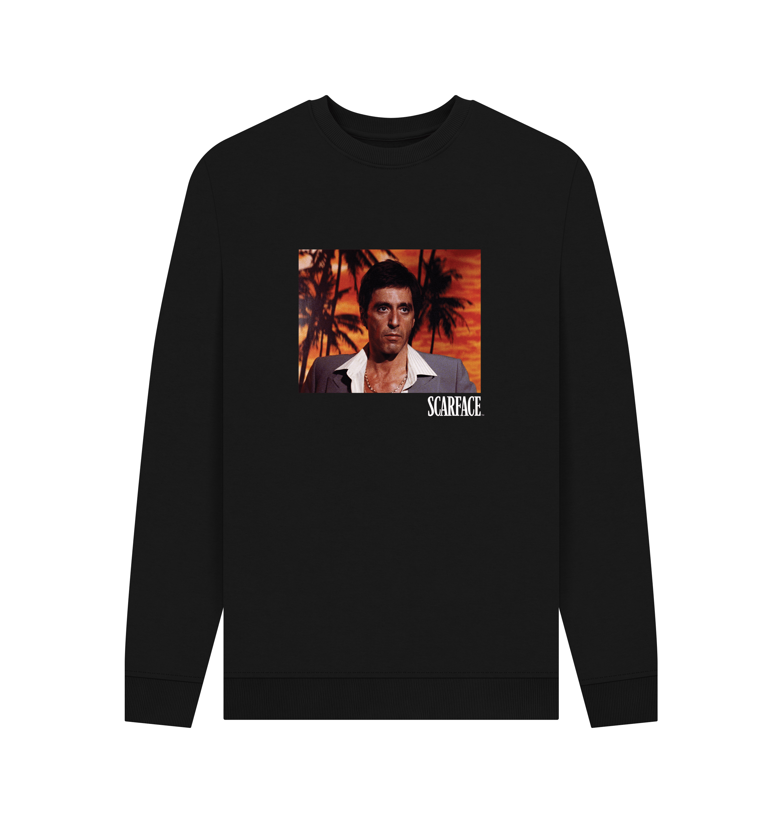 PREMIUM OFFIZIELLES Scarface Tony Montana schwarzes Sweatshirt - Bild 2 von 3