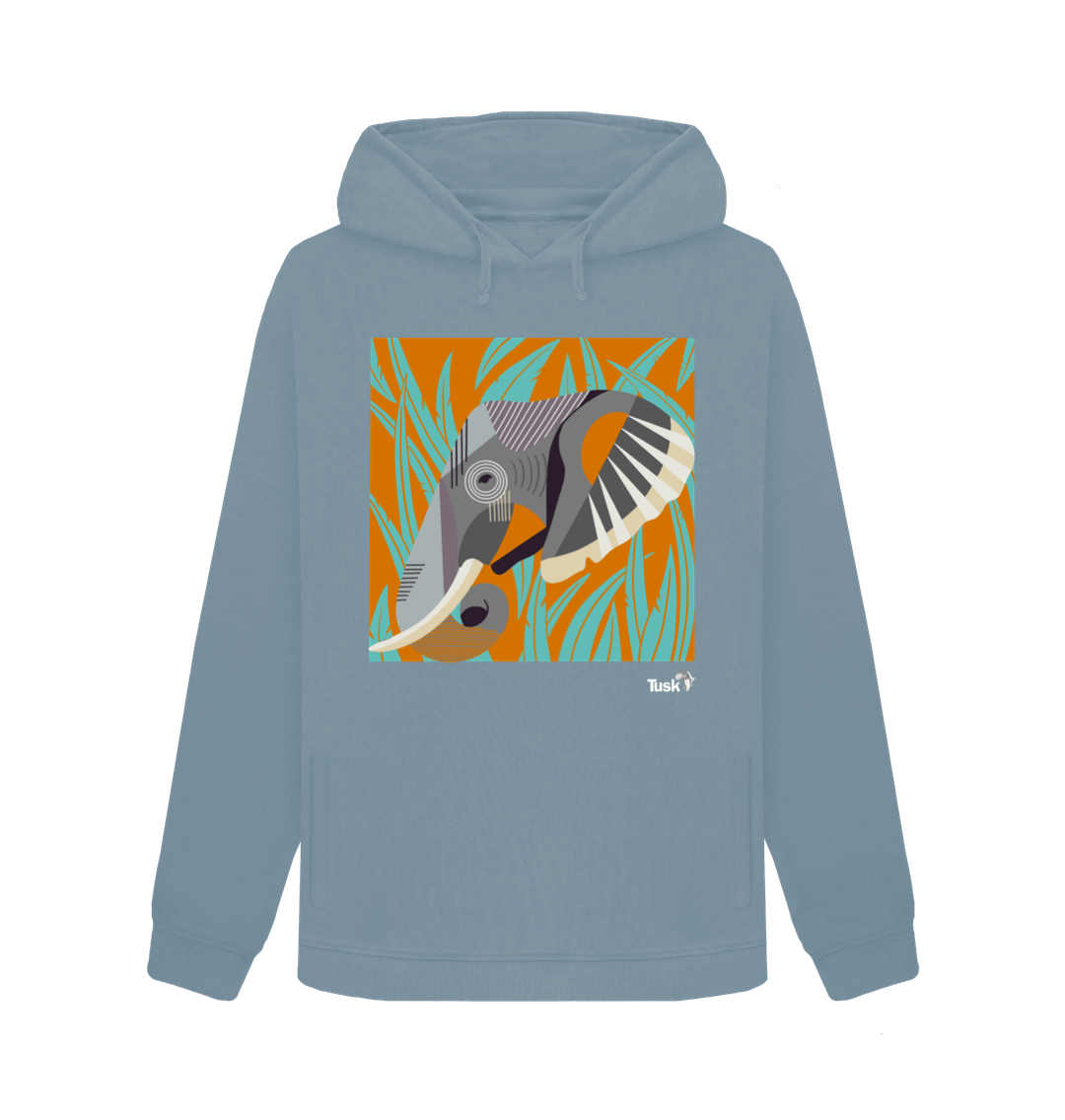 Women's Elephant Design Hoodie