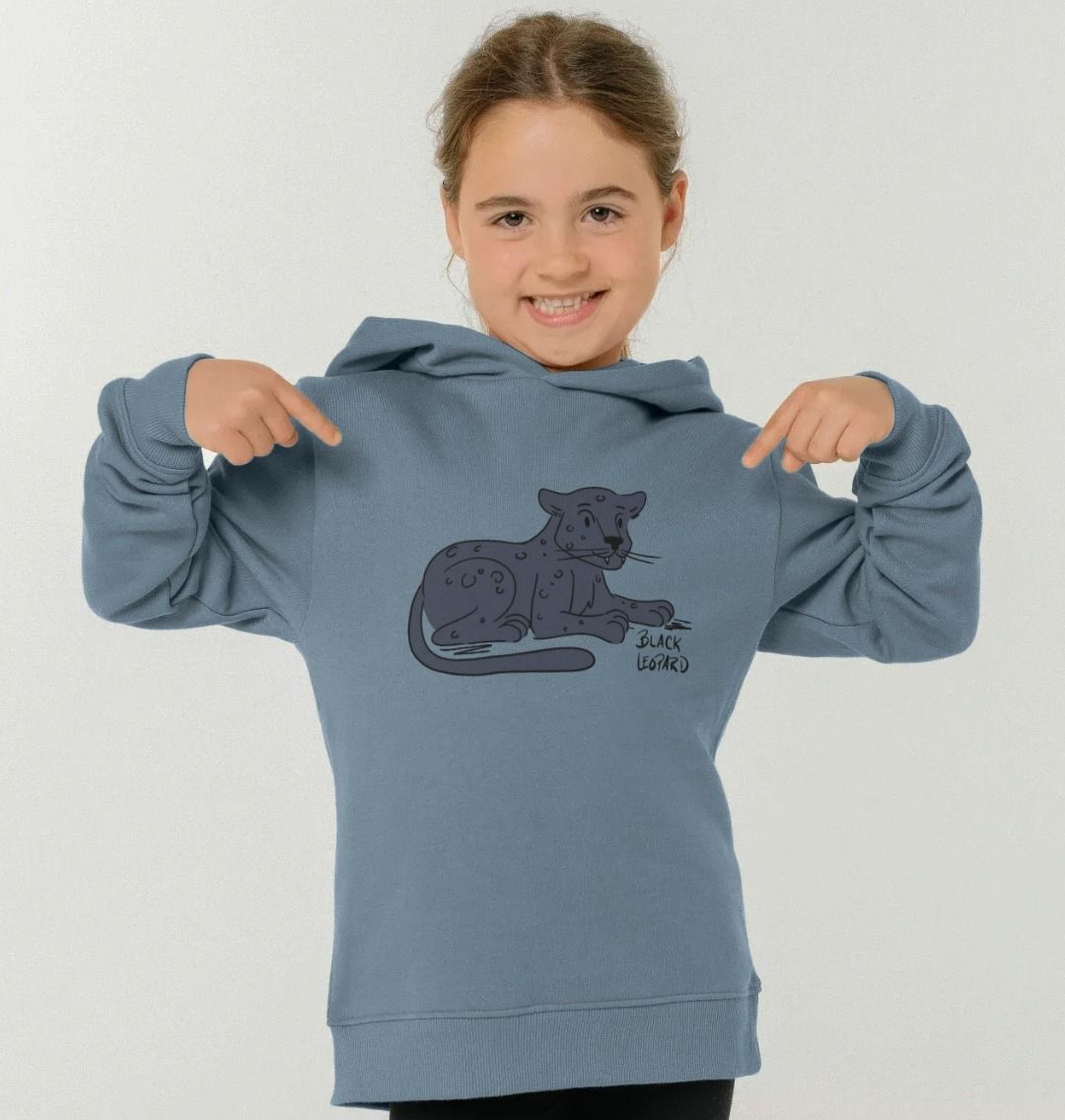 Kids black best sale panther hoodie