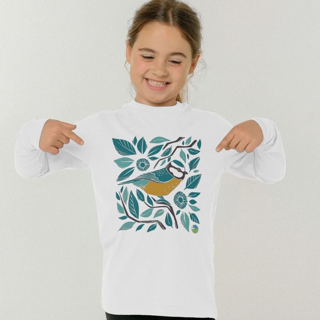 kids long sleeve white t shirt
