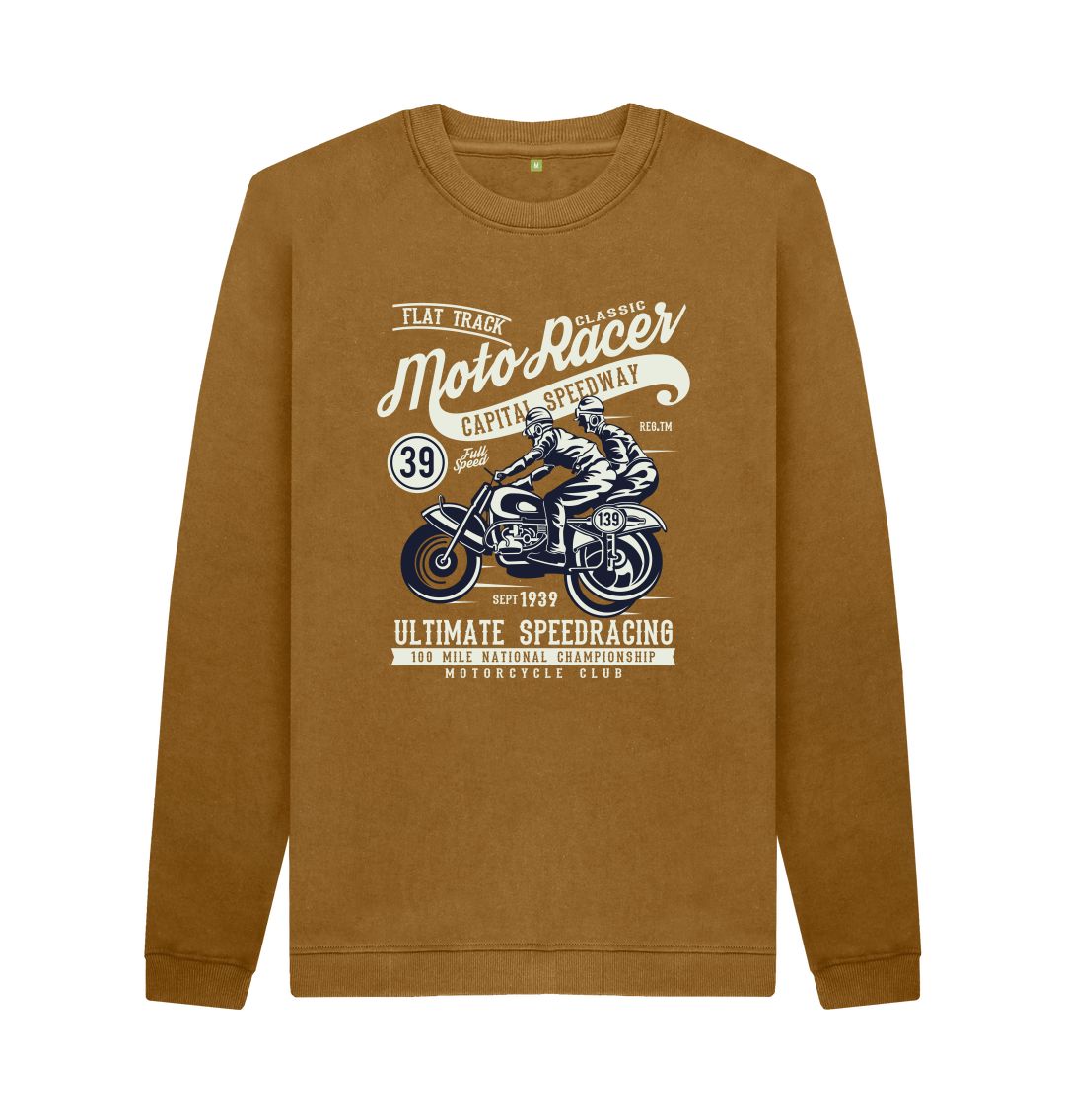 Classic Speedway Biker Hoodie Classic Moto Racer Captial