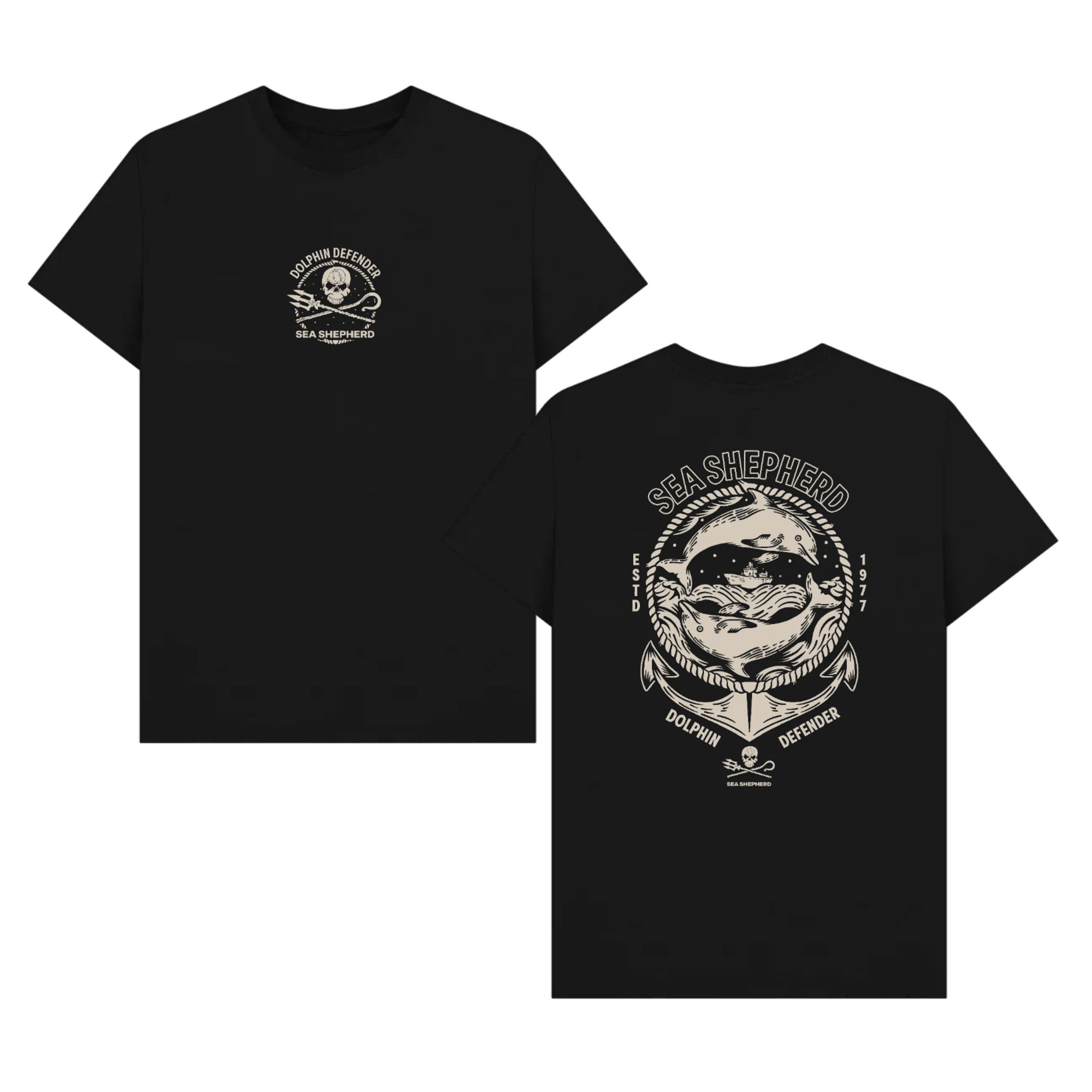 ◆Wai Kei◆ Puppy Dolphin Surfing Crew Short Sleeve T-Shirt ◇Wai Kei◇ Puppy Dolphin Surfing Crew Short Sleeve T-Shirt RT-