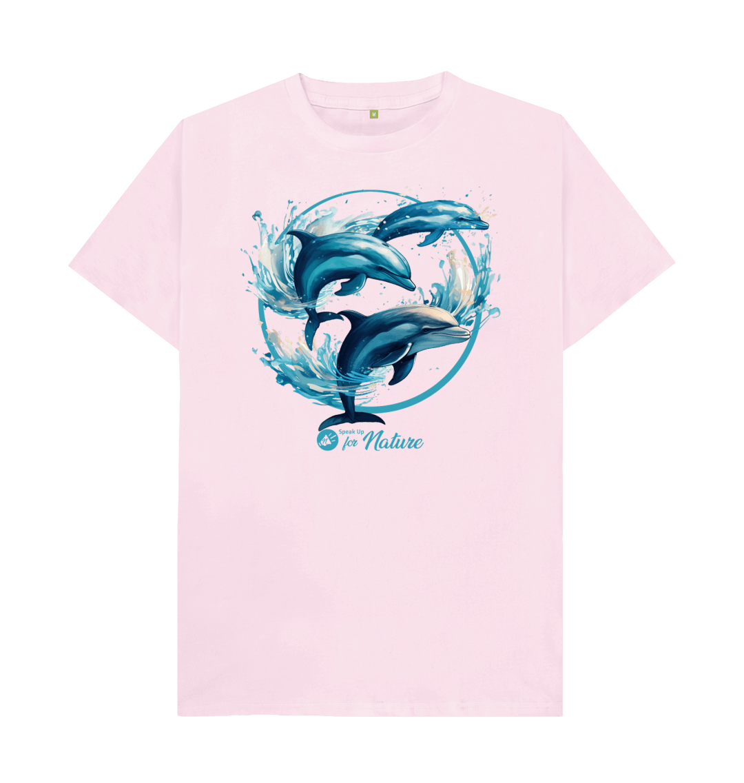 Mens Tshirt Dolphins Splash