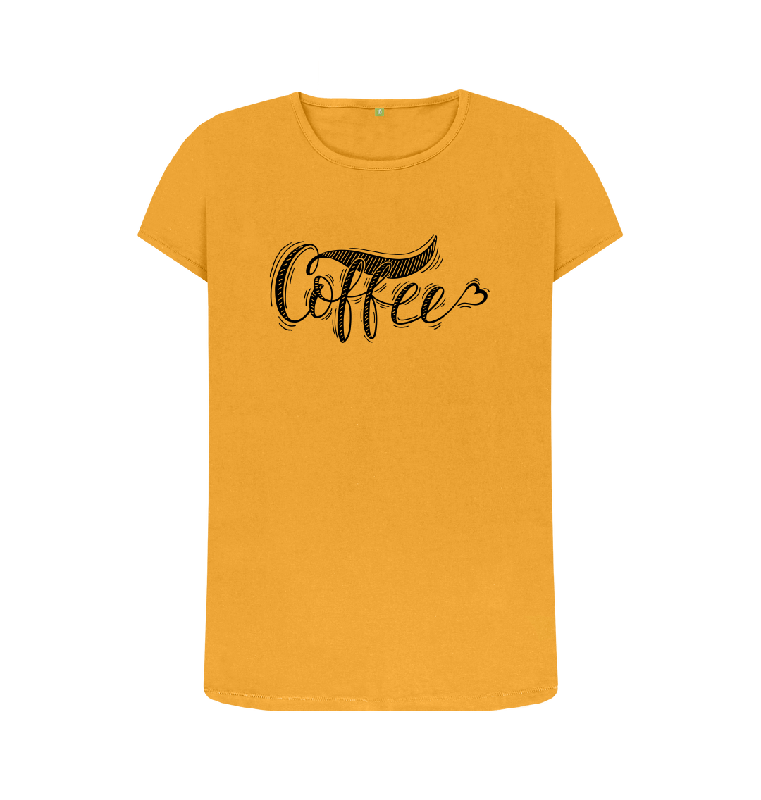 mustard slogan t shirt