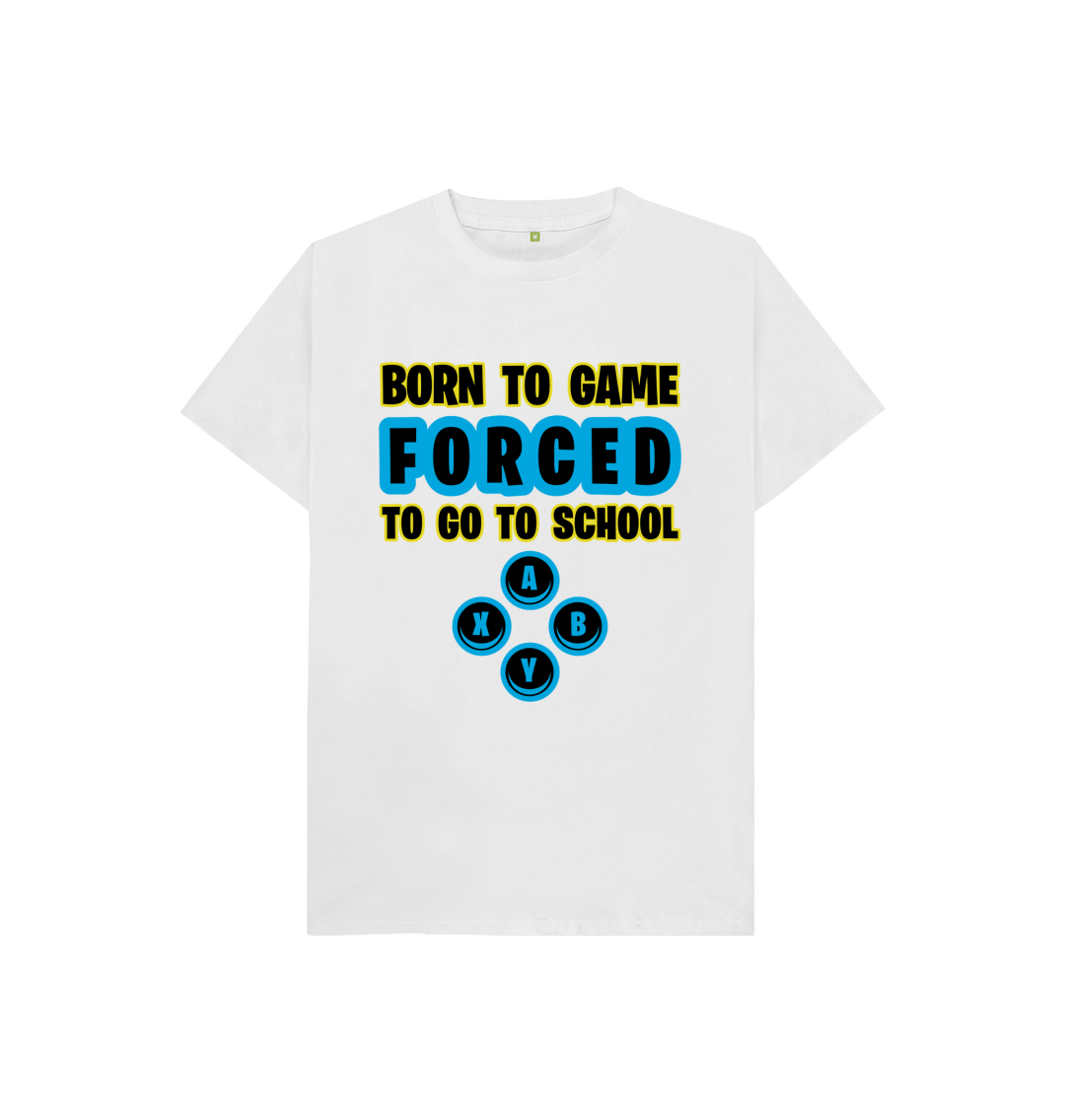 born to play roblox , forced to go to school Kids T-Shirt for