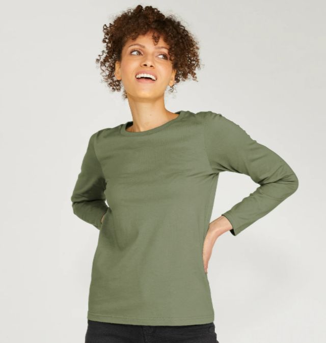 Basic Organic Cotton Long Sleeve T-shirt