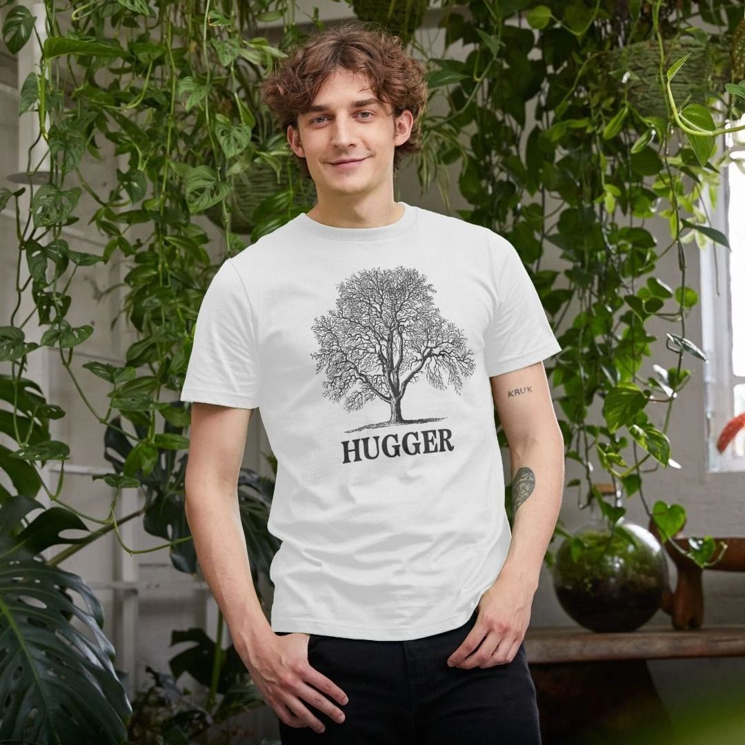Tree Hugger T Shirt - Unique Design & Eco Friendly!