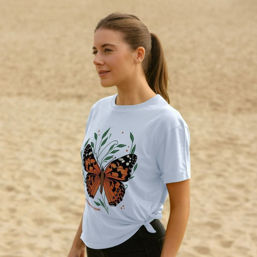 Painted Butterfly Relaxed Tee