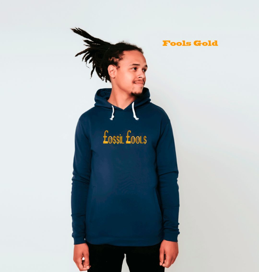 gold hoodie mens