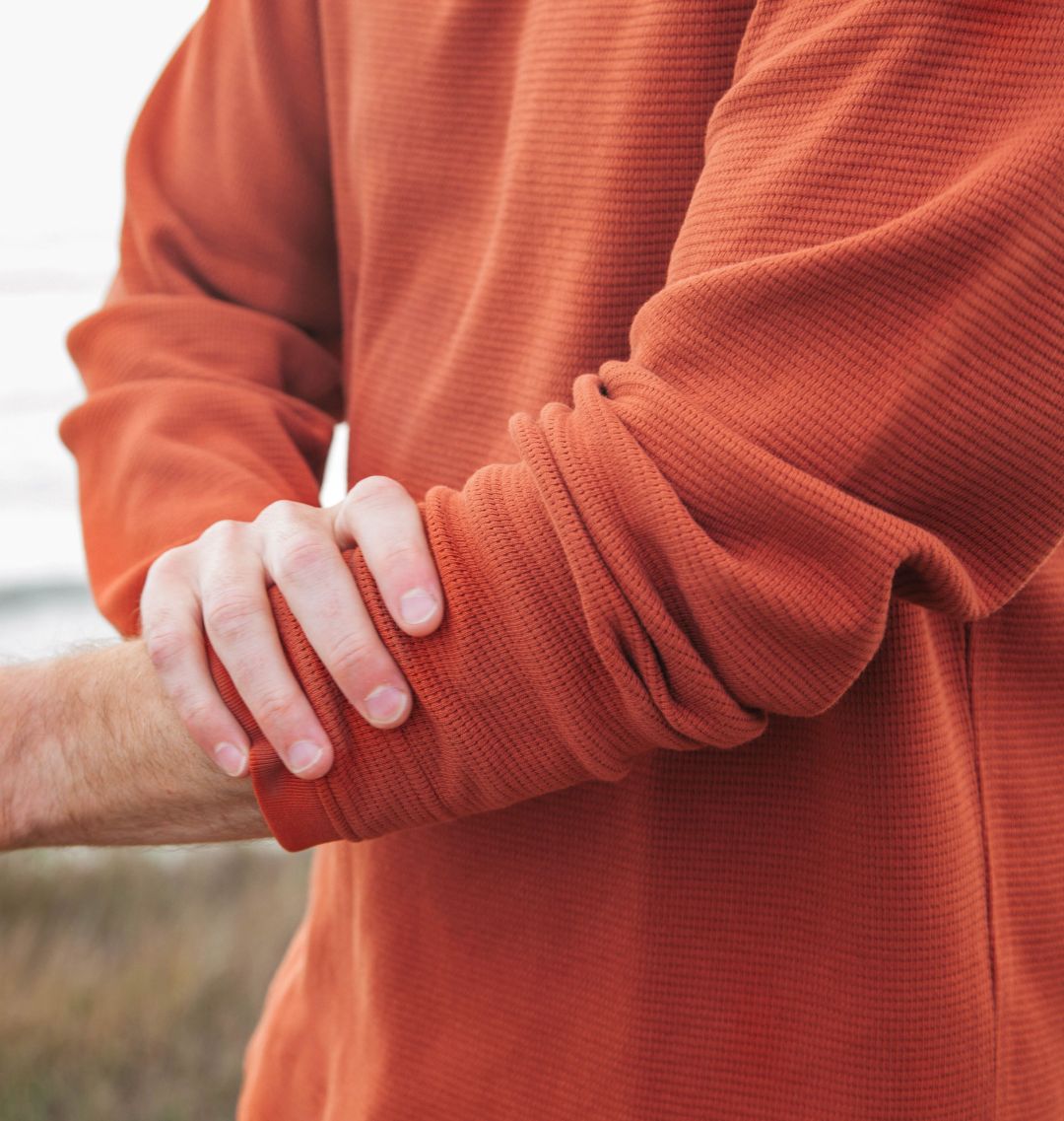 Men's Waffle Knit Jumper | Rapanui clothing