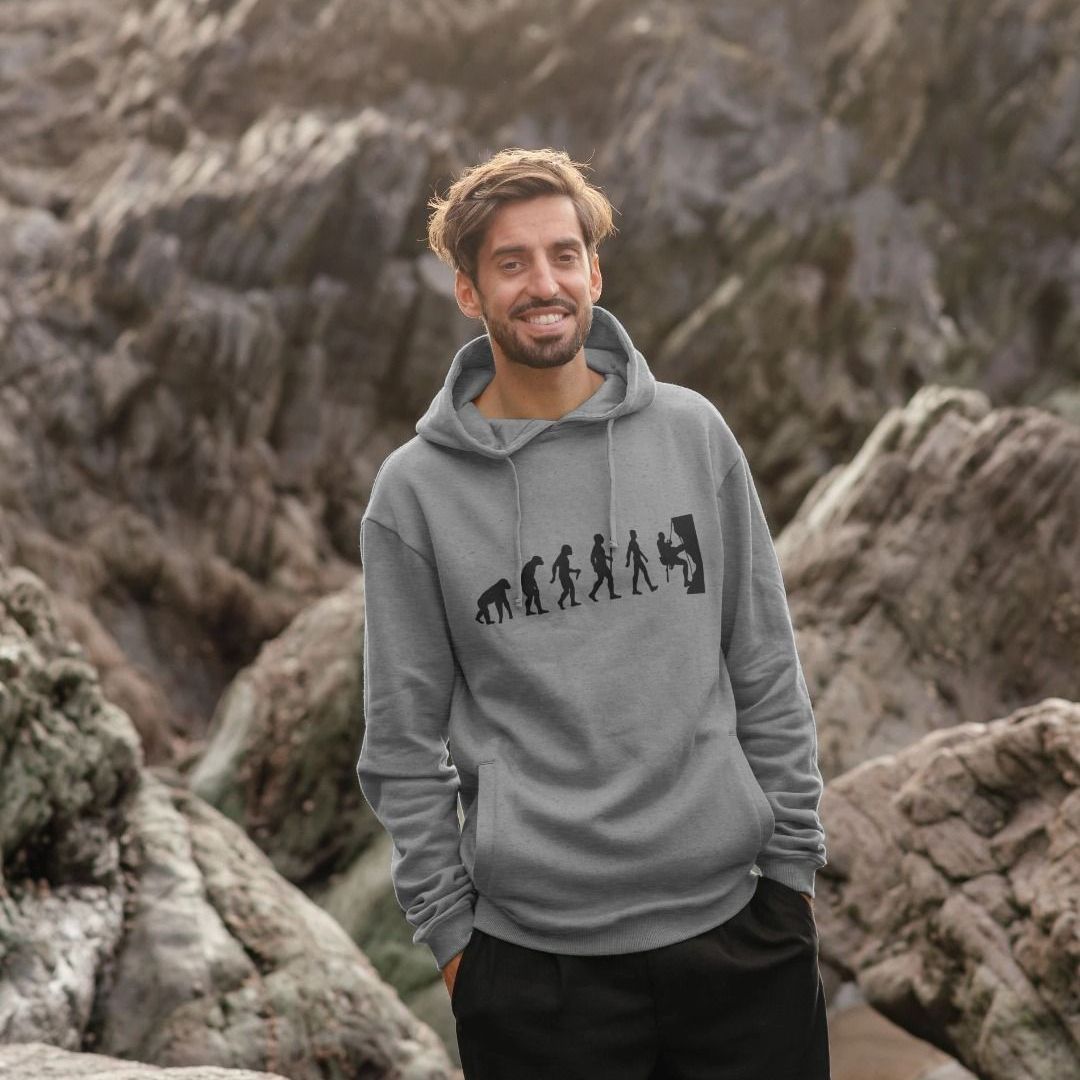Evolution Of Rock Climbing Hoodie