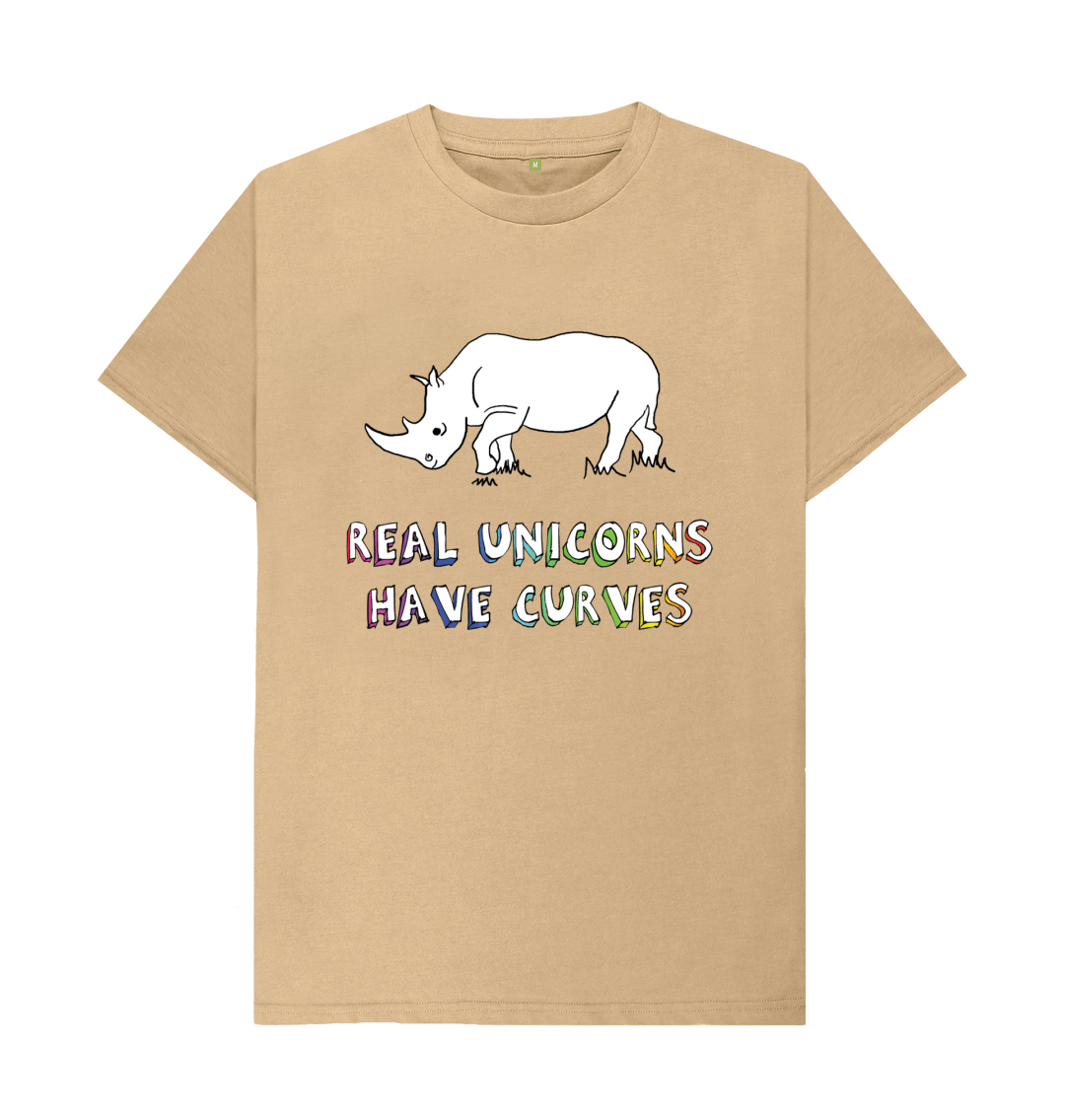 Real Unicorns Have Curves Funny Rhino Gym T-Shirt Real Unicorns Have Curves Funny Rhino Gym T-Shirt