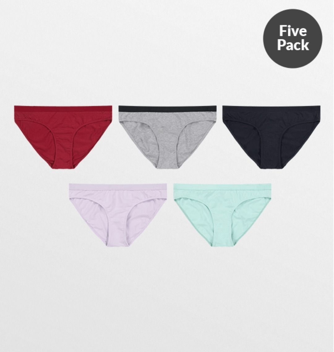 Women's Organic Cotton Pants - 5 Pack