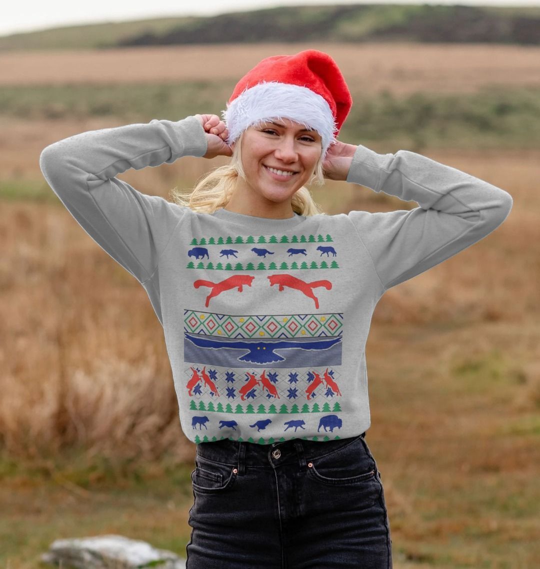 Arctic Winter Wildlife Christmas Jumpers mycreatures