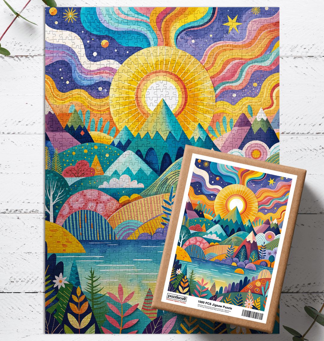 Sunrise Over Mystic Mountains Puzzle - 1000pcs