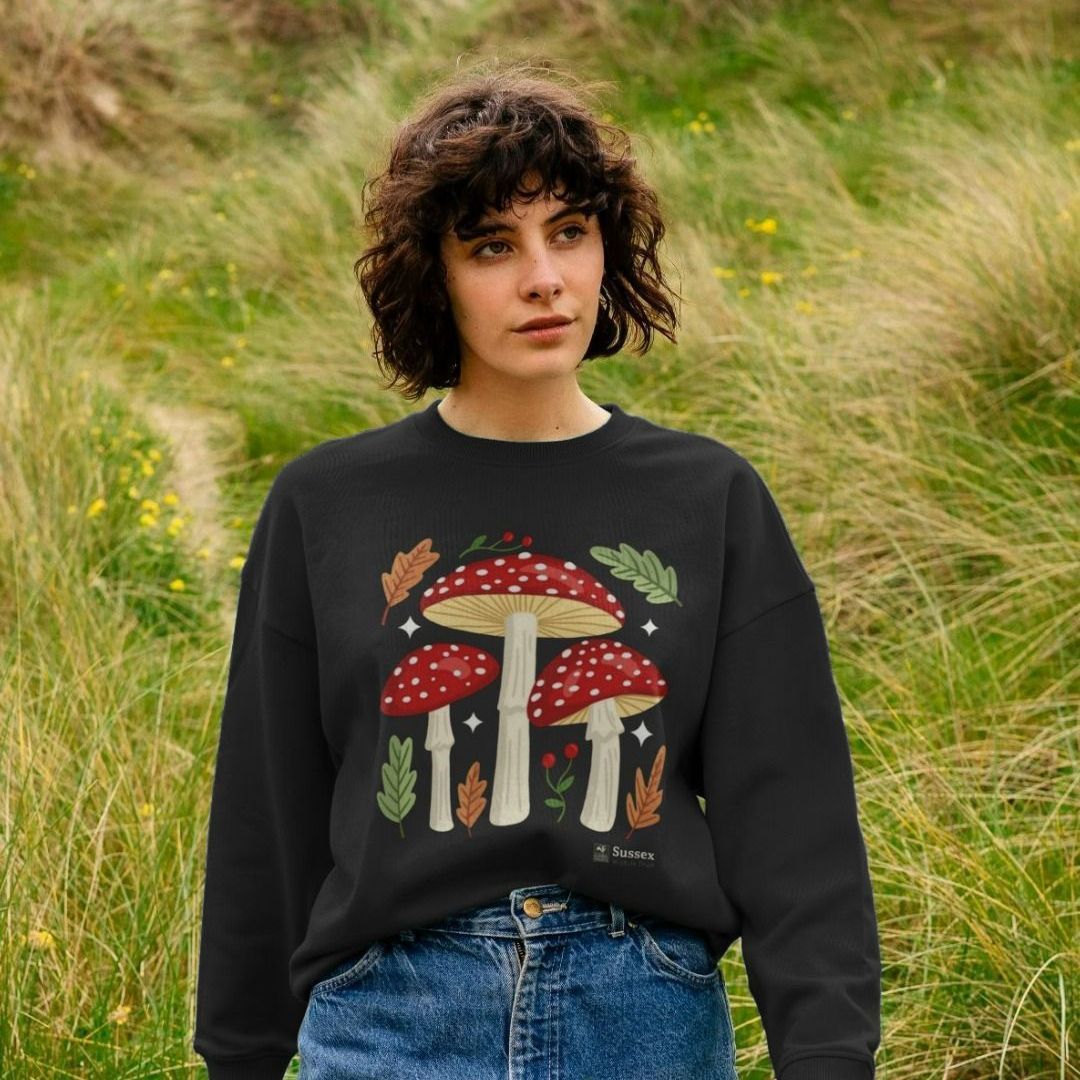 Fly Agaric Over-Sized Jumper