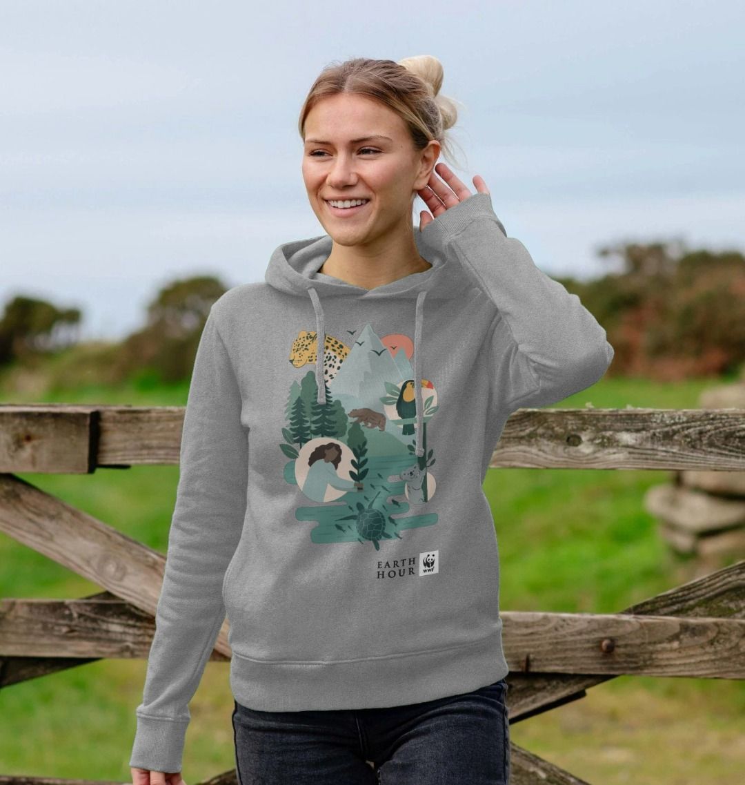 Team retailer Herbivore Women's Hoodie | Made with 100% Renewable Energy | GOTS Organic Certified | Fully Circular