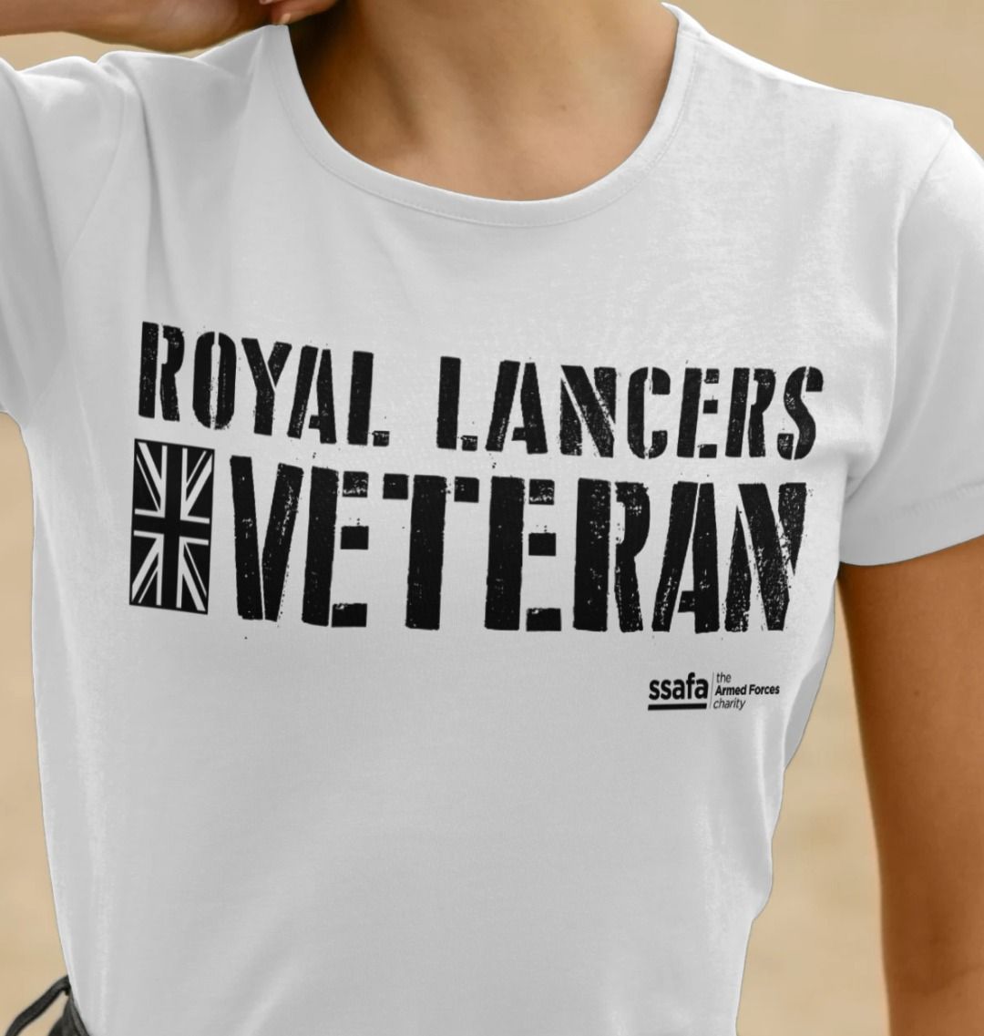 Ssafa Royal Lancers Veteran Top White Ssafa Store