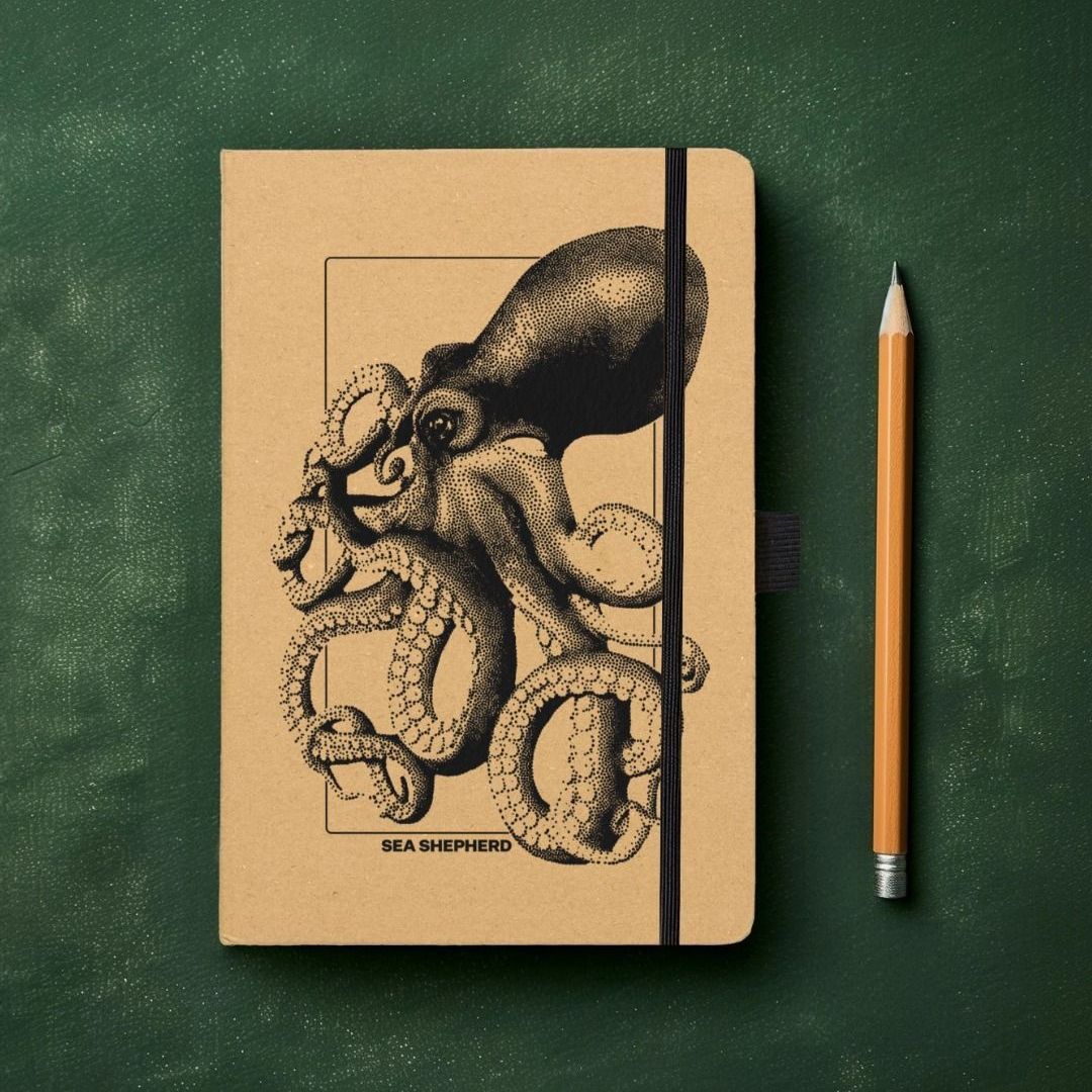 Stippled Octopus Notebook