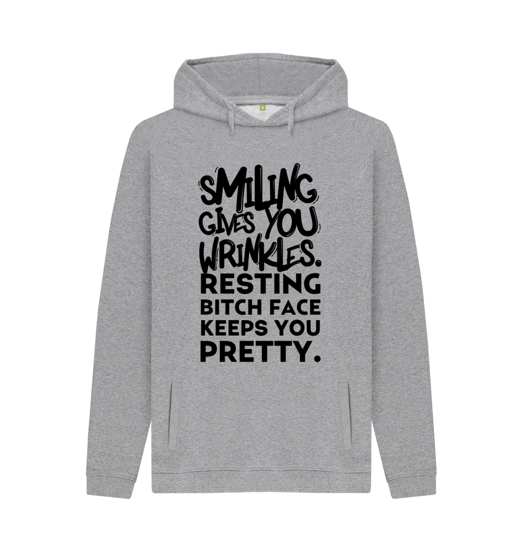 Smiling Gives You Wrinkles Tshirt Funny Saying Sarcastic Smiling Gives You Wrinkles Tshirt Funny Saying Sarcastic