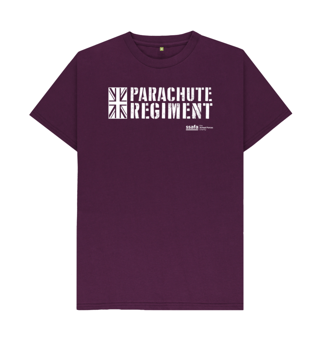 SSAFA Parachute Regiment T shirt Purple SSAFA Store ssafa-parachute-regiment-t-shirt-purple-ssafa-store