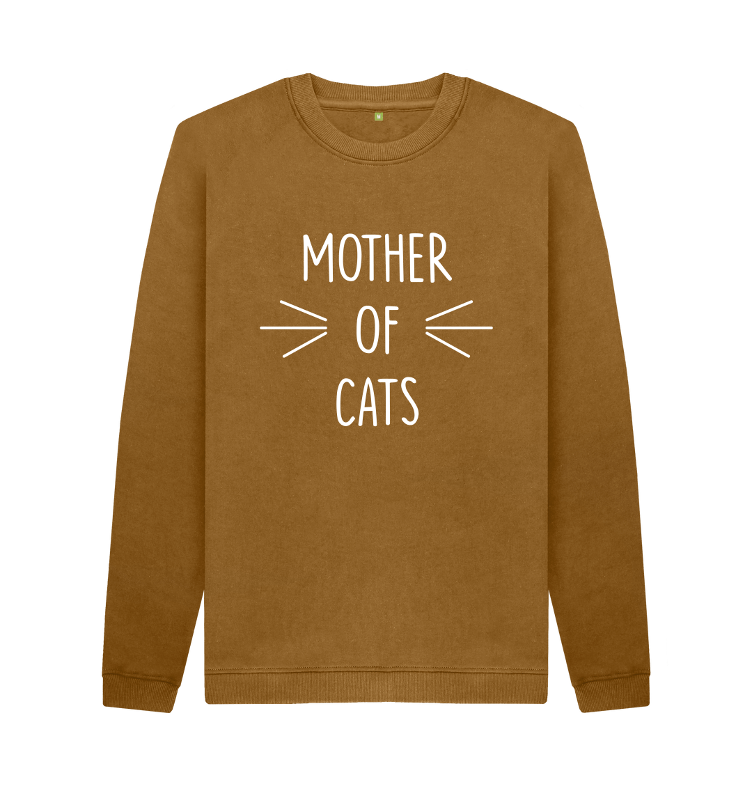 Novelty Pet Jumper Mother Of Cats Slogan