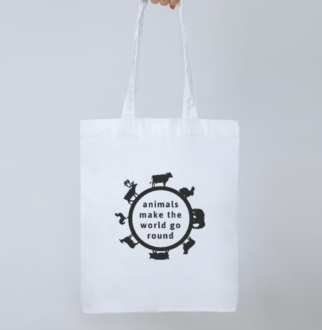 TeeShirtPalace | Go Vegan For Life Tote Bag