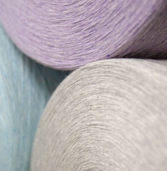 which we use to spin into new organic yarn