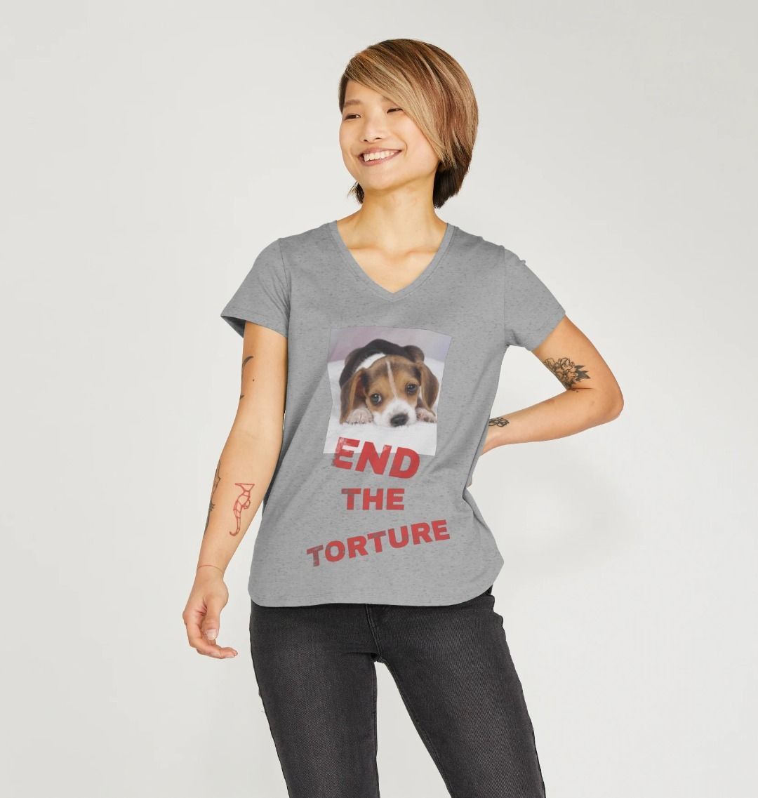 End animal testing Beagle T shirt End animal testing Beagle T shirt