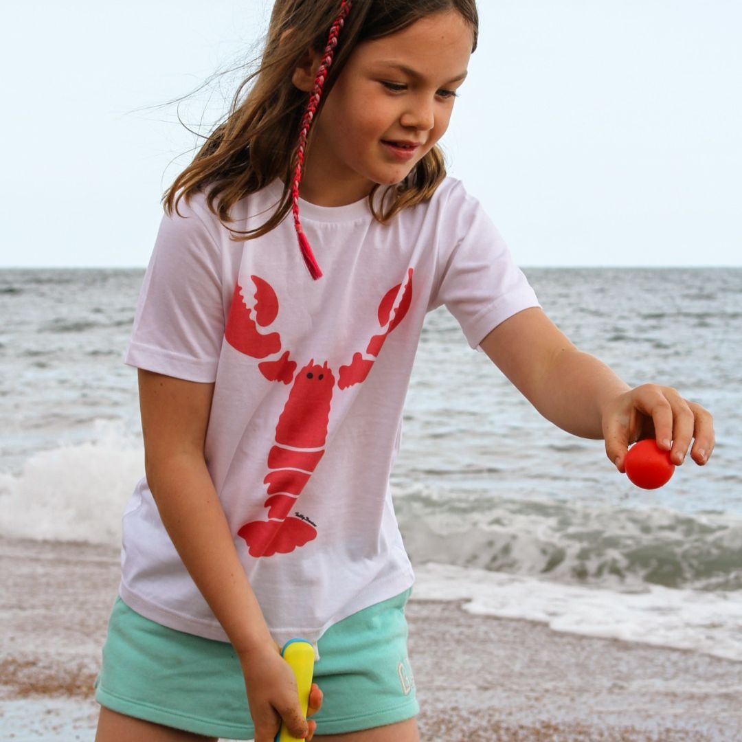 lobster shirt and shorts