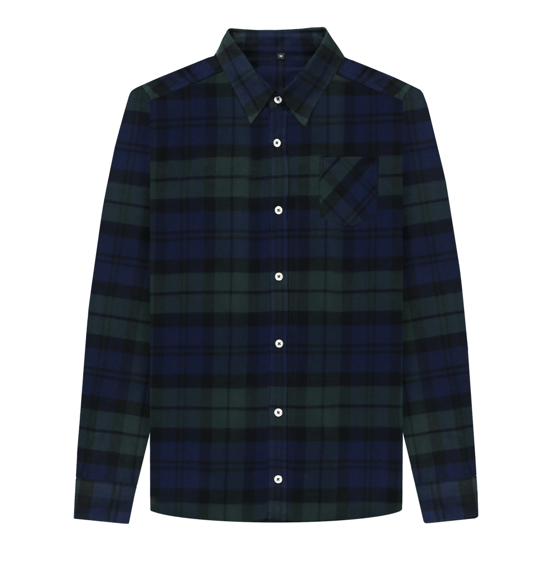 green flannel jacket