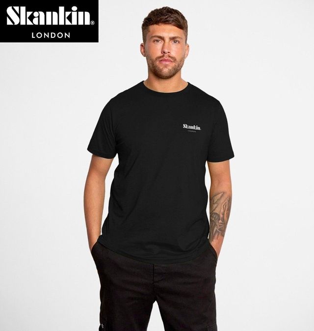 Men's White Chest Logo Longline T-Shirt